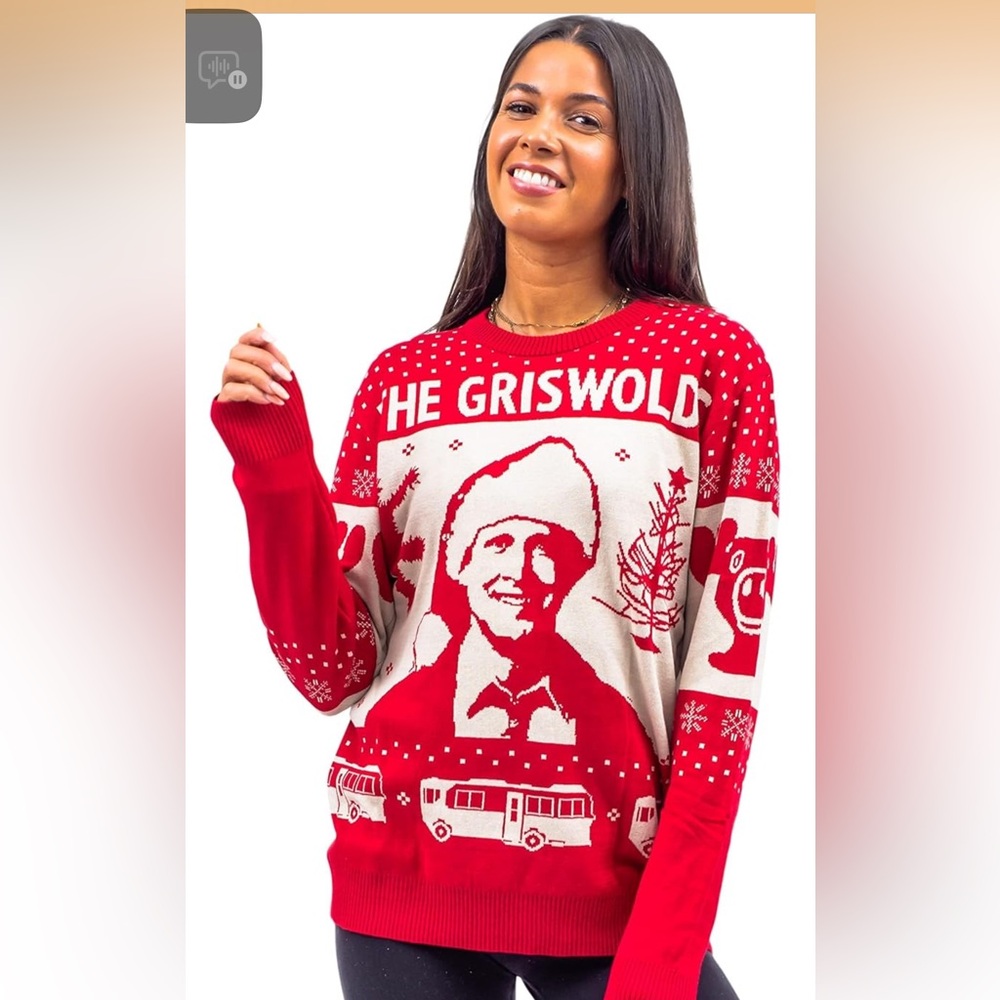 Unisex Christmas Vacation The Griswolds Threshold of Hell Clark Santa Hat Ugl